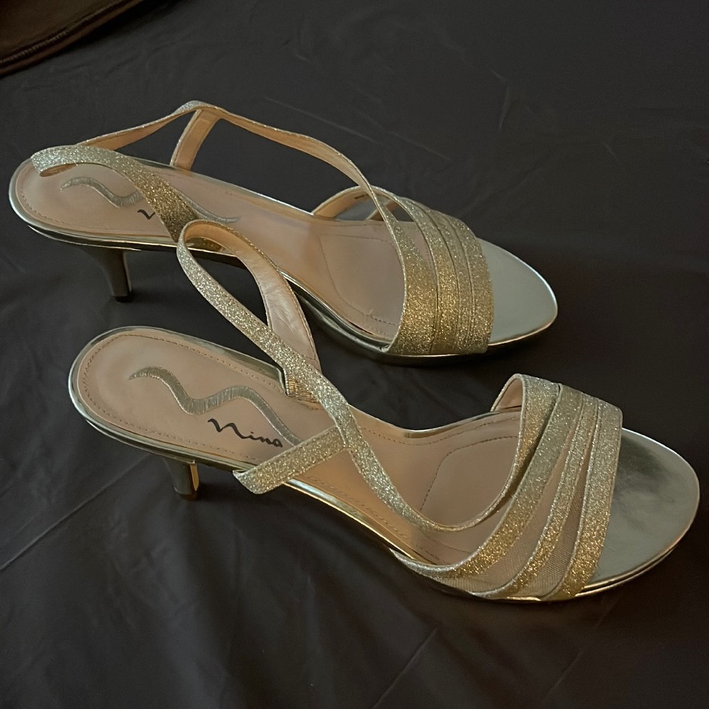 Gold heels